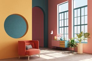 Colourful HDB interior