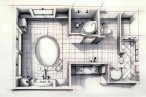 Plan the Bathroom Layout