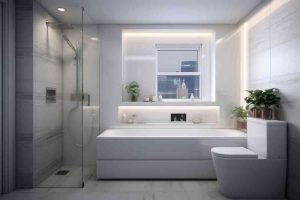 Glass Shower Cubicle bathroom