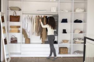 Scandinavian-style wardrobe