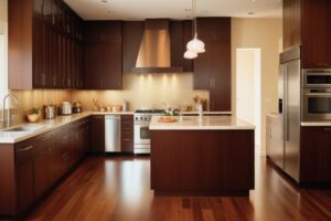 Floor-to-ceiling kitchen cabinet designs