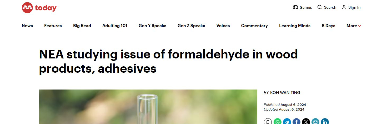 Articles on Formaldehyde related matters