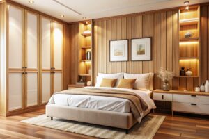 modern wooden bedroom design